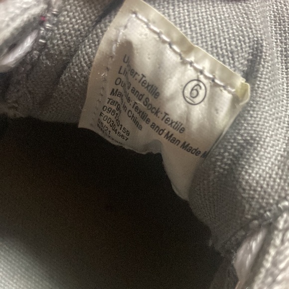 3/$15 Gray Canvas Sneakers - Picture 5 of 7